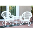 3pc Santa Maria Rocker Wicker Chair Set Without Cushion