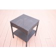 Espresso Resin Clark Wicker Clark Side Table(KD)