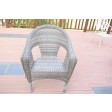 Set of 2 Resin Wicker Clark Single Chair with 2 inch Midnight Blue Cushion