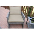 Mirabelle 3 Pieces Bistro Set with 2 Inch Tan Cushion