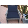 Mirabelle 3 Pieces Bistro Set with 2 Inch Midnight Blue Cushion
