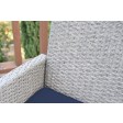 Mirabelle 3 Pieces Bistro Set with 2 Inch Midnight Blue Cushion
