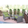 Mirabelle 3 Pieces Bistro Set with 2 Inch Sage Green Cushion