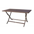 Cafe Folding Buffet Wicker Table