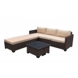 Saint Helena 5pcs Conversation set with Tan Cushions