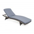 Steel Blue Chaise Lounger Cushion